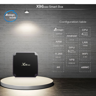 Wifi dual Neflix Smart Android X96mini TV Box Full HD 1080p 4K 8K 2GB 8gb 16GB 4GB 32GB