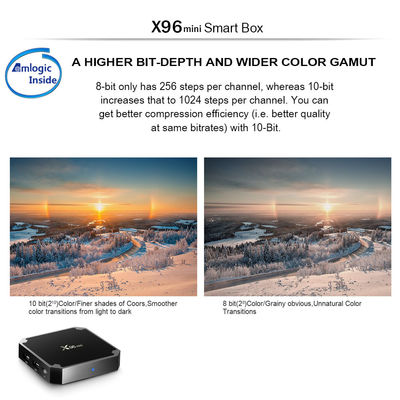 Wifi dual Neflix Smart Android X96mini TV Box Full HD 1080p 4K 8K 2GB 8gb 16GB 4GB 32GB