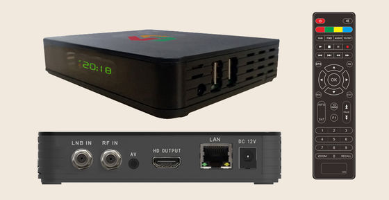 Receptor Usb Dvb T2 S2 4K de la caja de satélite  de Linux de varios idiomas
