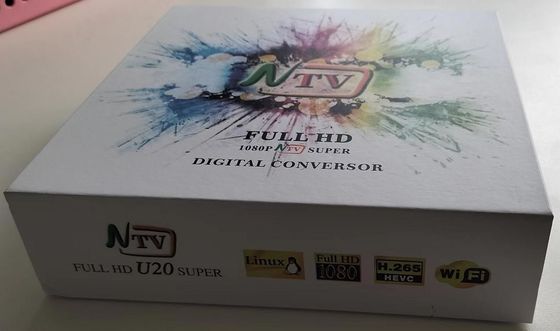 Receptor del set-top box del satélite de DVB T2 S2 4K  con todos los canales