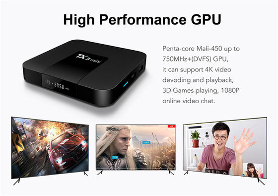 Android Smart Amlogic S905x3 Android Tv Box Mini 2G 16G 4K H.265 2.4G Streamer Receptor