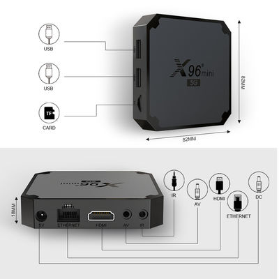 Android 5G Smart IP OTT Caja de configuración  X96 Mini S905W4 Player