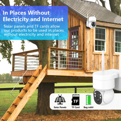 GSM Tuya Solar Digital CCTV Cámara PTZ inteligente con tarjeta SIM