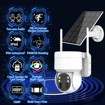 Impermeable Cámara PTZ inteligente de largo alcance WIFI CCTV Sistema de vigilancia HD1080P
