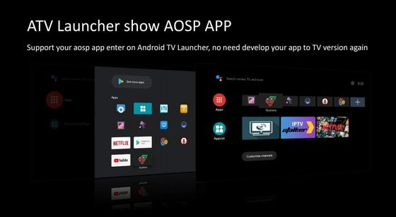 Caja Media Player ATV de la caja 4K HD Netflix Google TV de Android10.0 OTT TV