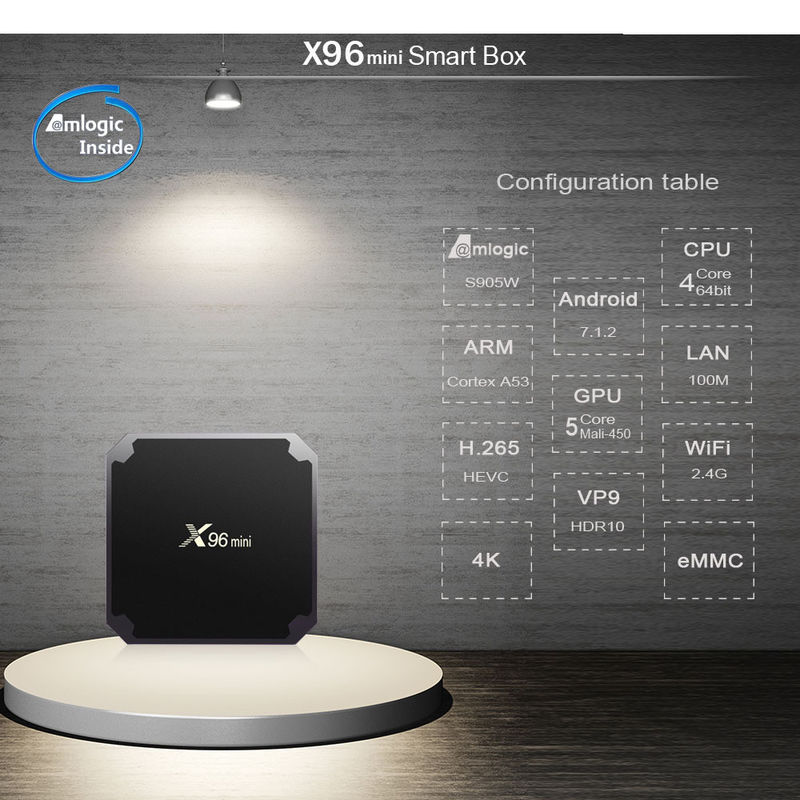 Wifi dual Neflix Smart Android X96mini TV Box Full HD 1080p 4K 8K 2GB 8gb 16GB 4GB 32GB