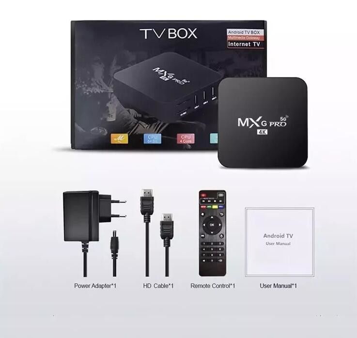 Caja de TV 4k Allwinner H3  OTT sTB Android7.1 MXQ Pro de cuatro núcleos