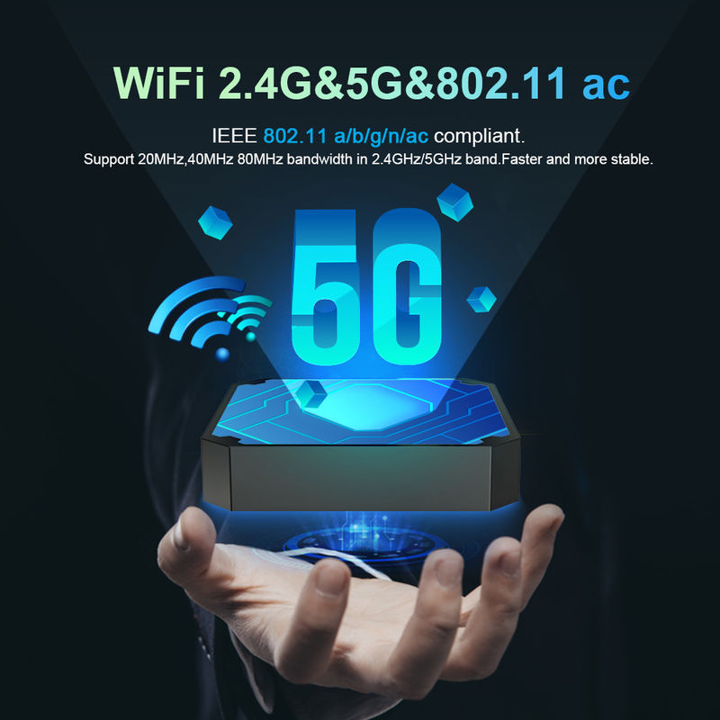 Caja de configuración X96 Hybrid OTT Amlogic S905W4  Quad Core Android TV Box