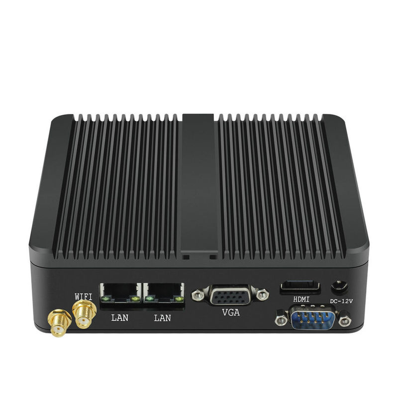 Dual Lan RS232 Estación de trabajo industrial de escritorio PC Computadora J1900 Quad Core